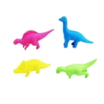 Small Dinosaur Shaped Erasers (4 Pc): Animal Erasers for Kids (School Supplies) - Image 4