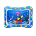 Mat, Baby Water Mat Inflatable Baby Play Mat Activity Center for Infant Baby Toys - Image 2