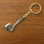 Stylish Axe Shape Metal Keychain (1 Pc) - Image 3