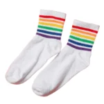 1 PAIR SOCKS PRINTED TRENDY MULTIPLE DESIGNER SOCKS (1 Pc / Mix Design) - Image 4